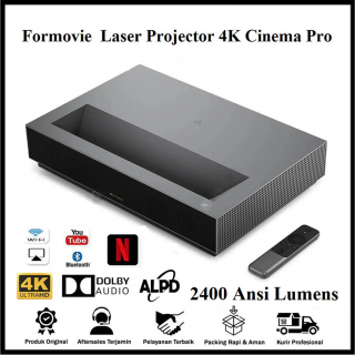 Formovie Laser Projector Cinema Pro 2400 ANSI Lumens UHD 4K Proyektor